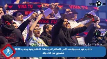 «إثارة غير مسبوقة» كأس العالم للرياضات الإلكترونية يجذب 2000 مشجع من 66 دولة
